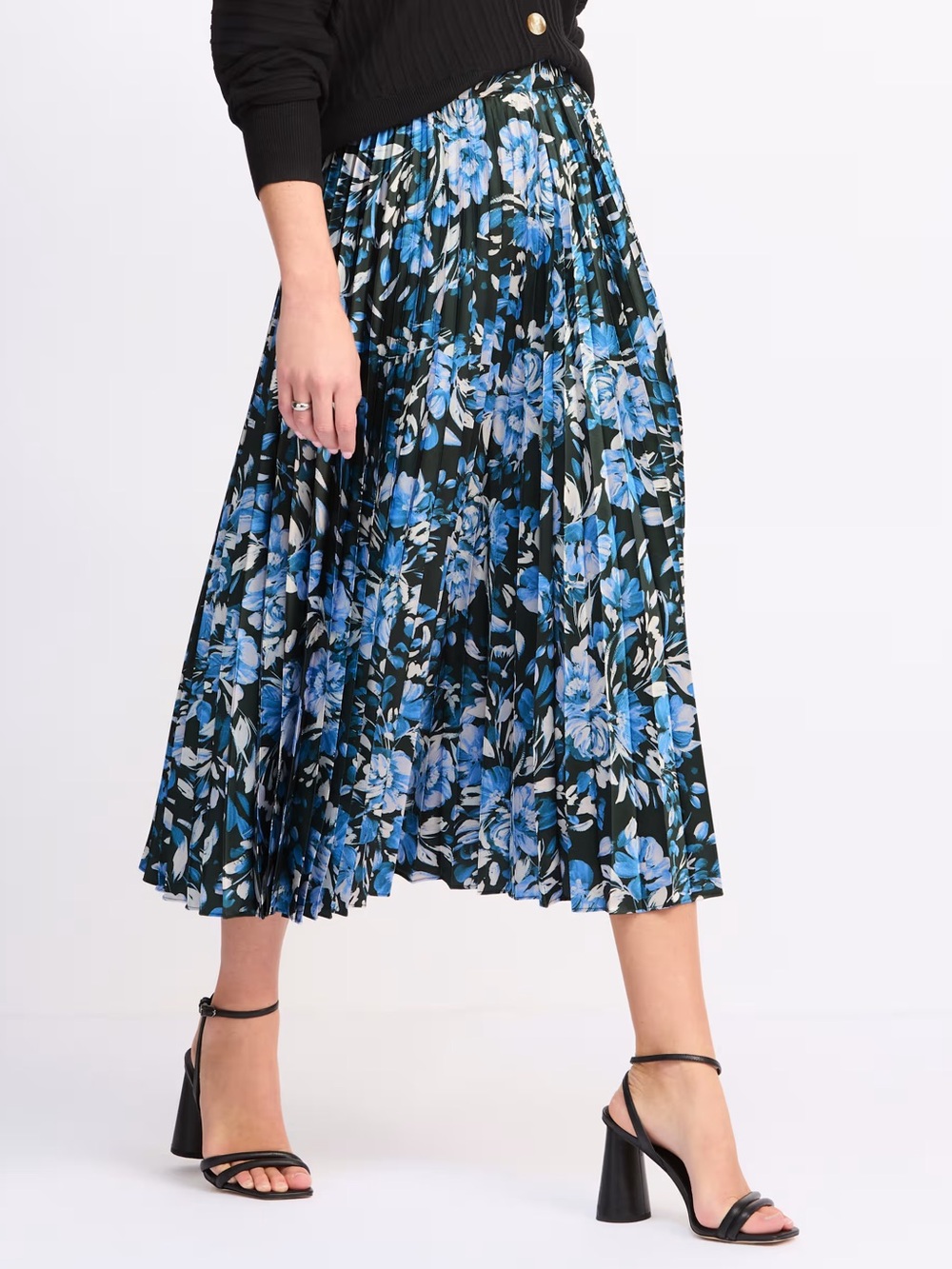 Lost + Wander Parisian Bleu Midi Skirt